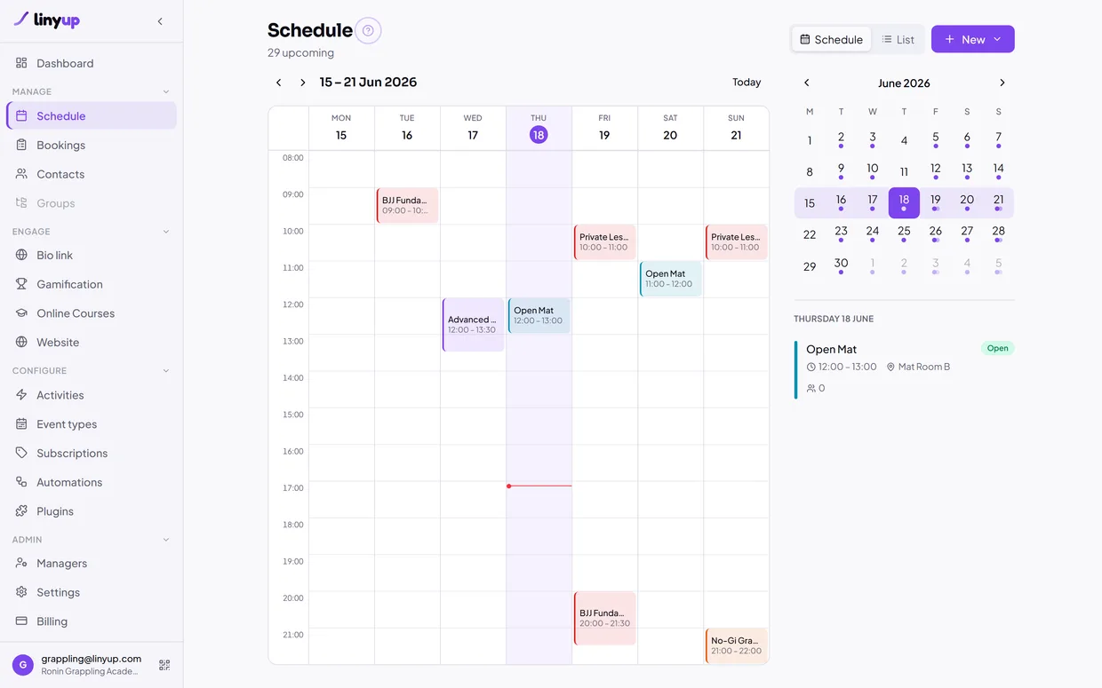 See your whole week